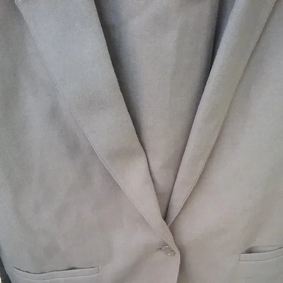 Vintage Wool Blend Tan/Camel Skirt Suit Light Academia Office